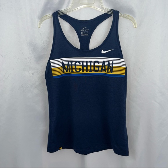 Nike Women's University of Michigan Racerback Tank Top Size Medium - Picture 1 of 4